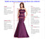 Sexy Backless Deep V neck Long Evening Prom Dresses, MR7123
