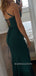 Sparkly Dark Green Mermaid Long Prom Dresses, V-neck Prom Dress, BGS0442