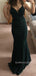 Sexy Mermaid Spaghetti Straps Long Prom Dresses, BGS0454