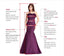 Black Sequin Mermaid Long Evening Prom Dresses, Deep V Neck Sparkly Custom Prom Dress, MR8219