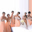 A Line Young Girls Halter Sweet Heart Chiffon Wedding Bridesmaid Dresses, BG51051