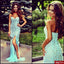 Blue Sexy Sparkly Side Split Sweet Heart Mermaid Long Prom Dress, BG51219