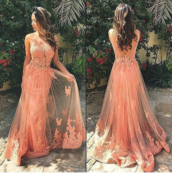 Vintage Spaghetti Strap Lace Prom Dresses 2023 Tull Appliques Princess Long Ball  Gowns for Women Formal Aqua 2 at Amazon Women's Clothing store