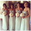Sweetheart Lace Top Long Wedding Bridesmaid Dresses, BG51323