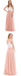 Cheap Junior Scoop Neck White Blush Pink Tulle Long Bridesmaid Dresses, BG51344 - Bubble Gown