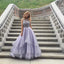 Lavender Beaded Top Inexpensive Evening Ball Gown Long Prom Dresses, BG51525 - Bubble Gown