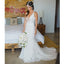 Affordable Lace V Neck Online Elegant Long Wedding Dresses, BG51575 - Bubble Gown