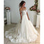 Affordable Lace Unique Off the Shoulder Online Charming Long Wedding Dresses, BG51585