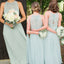Charming Chiffon Formal Wedding Party Guest Long Bridesmaid Dresses, BG51616