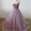 Long Sweetheart Organza Cheap Evening Long Prom Dresses, BG51121