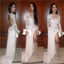 Beautiful Sexy Long Sleeve Backless Side Split Long Prom Dresses, BG51194