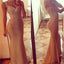 Affordable Long Gold Sequin Mermaid Shinning Prom Dresses, BG51130
