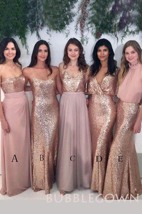 Sequin Bridesmaid Dresses BubbleGowns Sequin Bridesmaid Dresses BubbleGowns