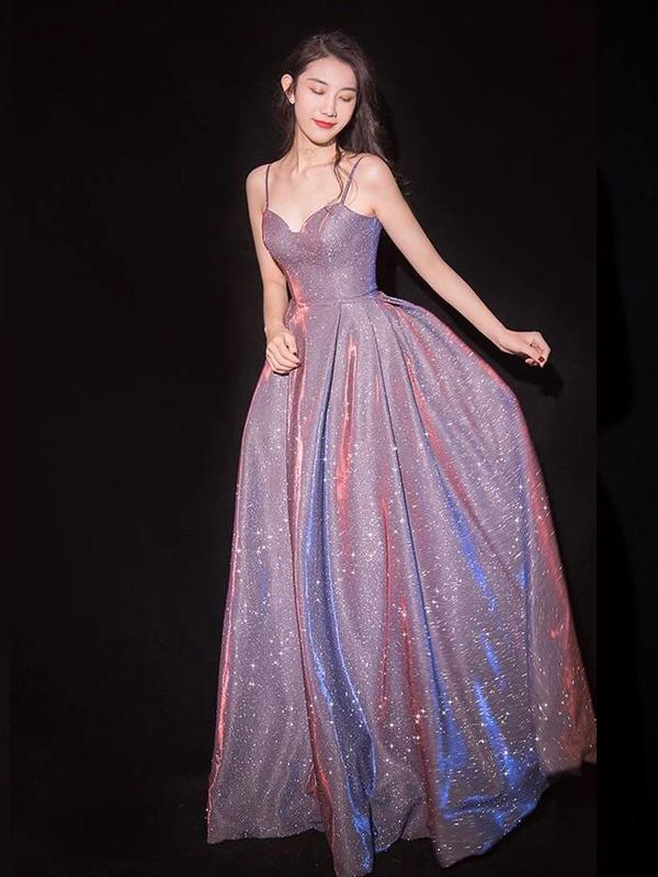 Sparkle  Fashion A-Line Long Evening Prom Dresses, MR7008