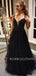 Sexy Backless V Neck Long Evening Prom Dresses, Cheap Custom Prom Dresses, MR7130