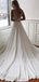 Sexy Deep V Neck White Chiffon Cheap Long Evening Prom Dresses, Beach Wedding dresses, MR7148