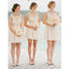 Cap Sleeve Lovely Knee Length Cheap Junior Bridesmaid Dresses, BG51065