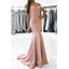 Elegant Off the Shoulder Mermaid Cheap Long Wedding Bridesmaid Dresses, BGP282 - Bubble Gown