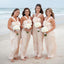 Chiffon Formal Simple Cheap Long Bridesmaid Dresses for Beach Wedding, BD005