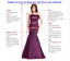 Deep V Neck Backless Purple Tulle Long Evening Prom Dresses, Cheap Tulle Sweet Dresses, MR7243