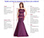 V neck Tulle wathet blue  Lace A-line Long Evening Prom Dresses, Cheap Prom Dress, MR7217
