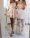 Summer Pink Elegant Off-shoulder Short Homecoming Dresses HDY002