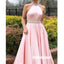 Beautiful Pink Halter Long Prom Dresses FP1180