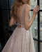 Elegant Dazzling Deep V-neck Long Prom Dress  FP1202