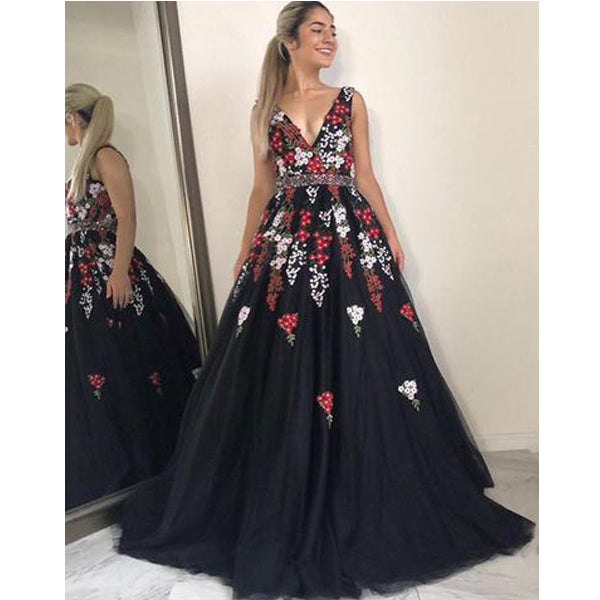 Unique Affordable V Neck Formal A Line Elegant Long Prom Dresses, BGP2 BubbleGowns Unique Affordable V Neck Formal A Line Elegant Long Prom Dresses, BGP2 BubbleGowns