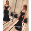 On Sale Sexy Black Mermaid Simple Cheap Long Prom Dress, BGP070