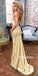 Spaghetti Strap Mermaid Long Prom Dresses FP1146
