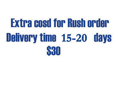Extra Cost of Rush Order, Get goods within 15-20 days - Bubble Gown