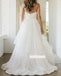 Elegant White Sweetheart Tulle Dream Wedding Dresses, BGH057