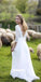 Elegant V-neck Long Sleeve Tulle Long Wedding Dresses, BGH069