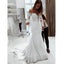 Long Sleeves Off the Shoulder Mermaid Bridal Long Wedding Dresses, BGP230